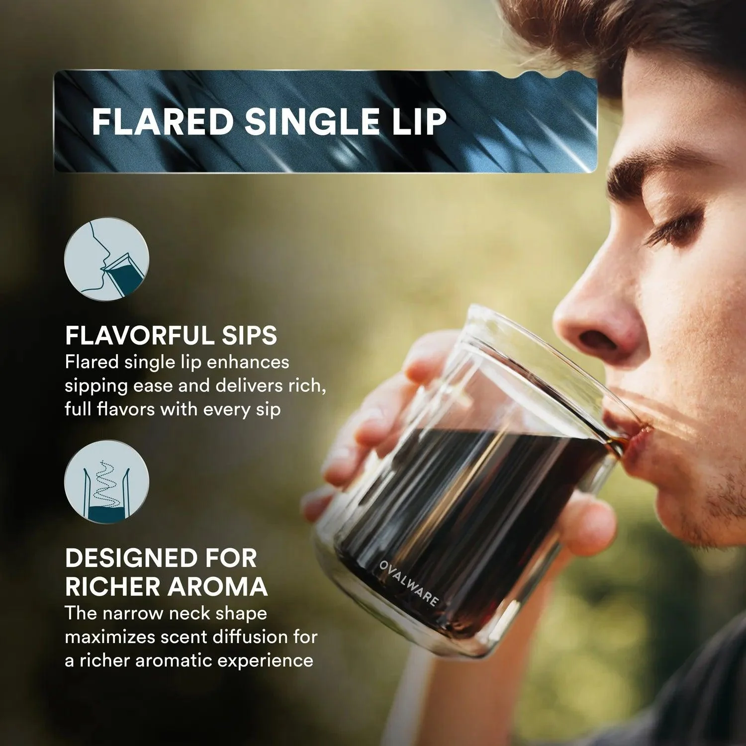 Double Wall Coffee Tasting Glass - 350mL/12oz (set of 2)