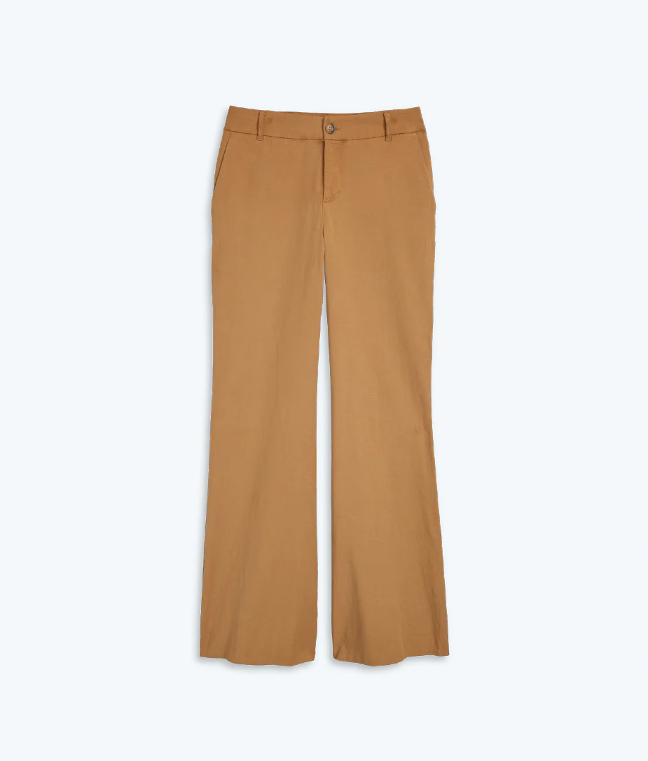 The Easy High-Waisted Flare Pant - Chai