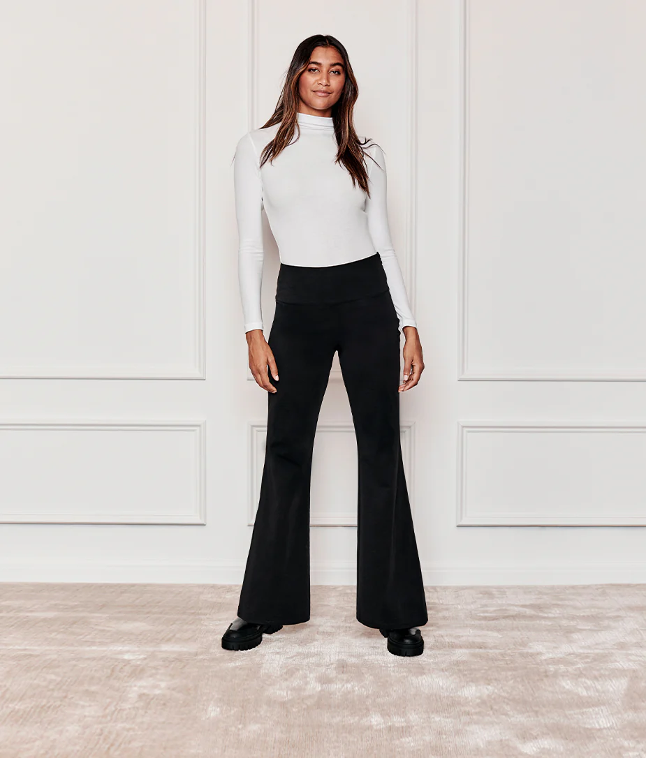 The Everyday High-Waist Flare Pant - Sea Urchin