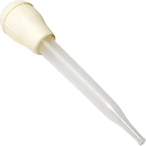 11-Inch Clear/White Turkey Basters, BPA Free, Food Safe, Heat Resistant Up To 450°F, Huge 1.5oz Capacity