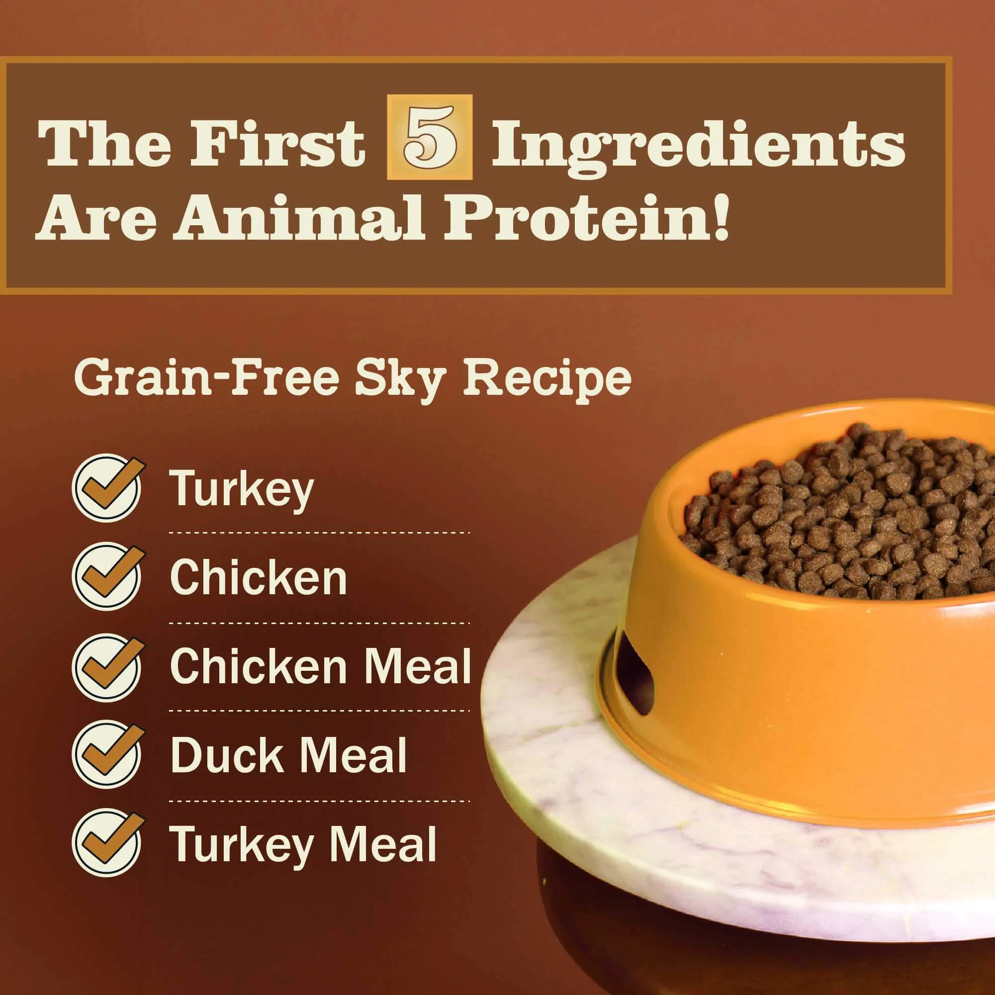 First-Five Kibble Grain-Free Sky Recipe