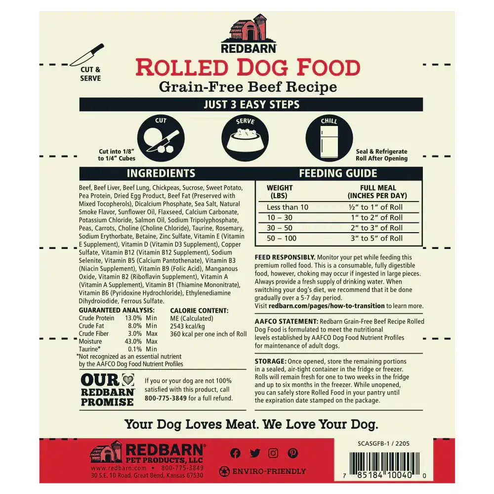 Semi-Moist Rolled Food Grain-Free Variety Pack - (Beef and Chicken) - 3lb Each