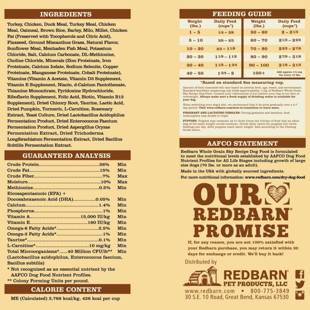 First-Five Kibble Whole Grain Sky Recipe