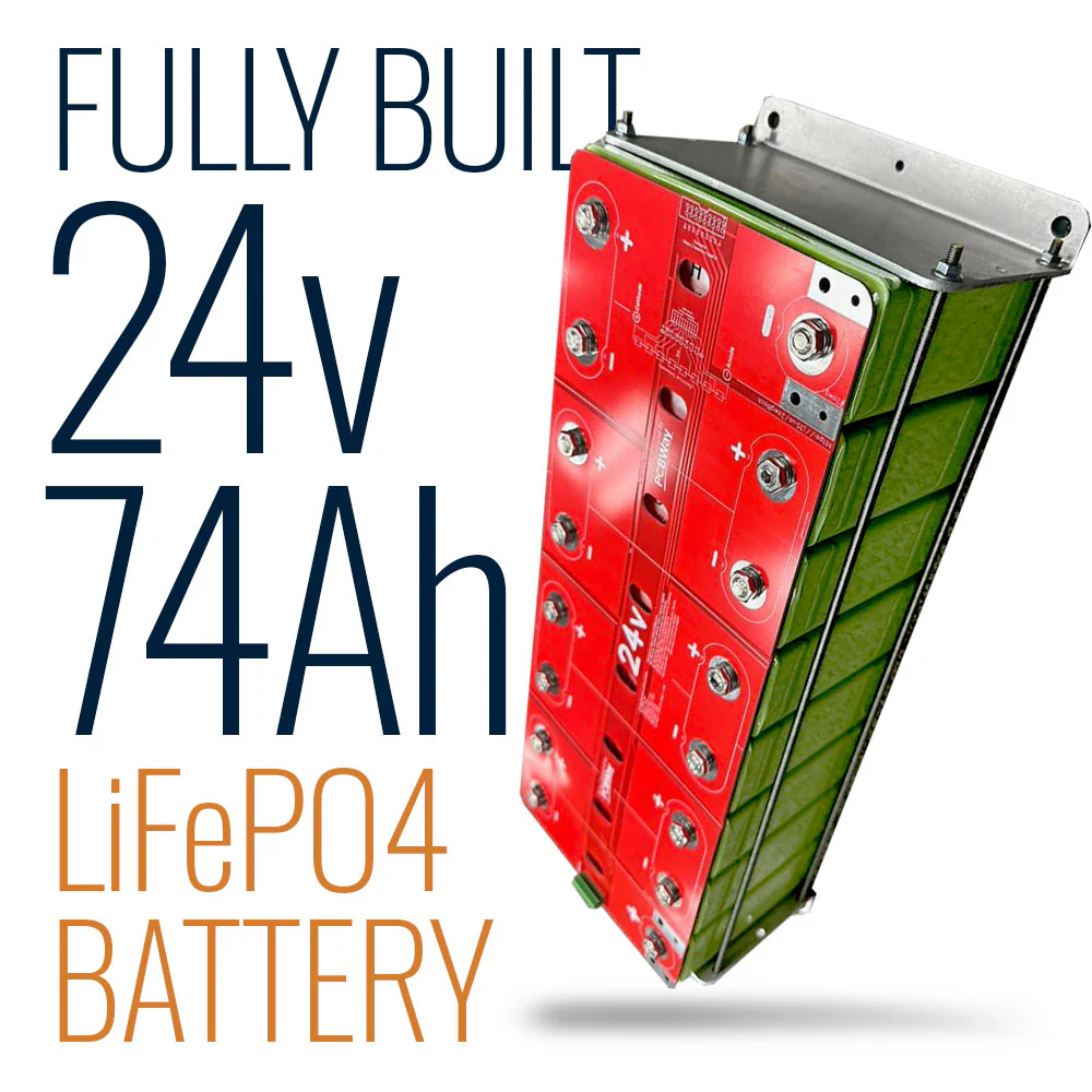 Fully Built 24v 74Ah LEV60F Battery LiFePO4 !CLEARANCE!