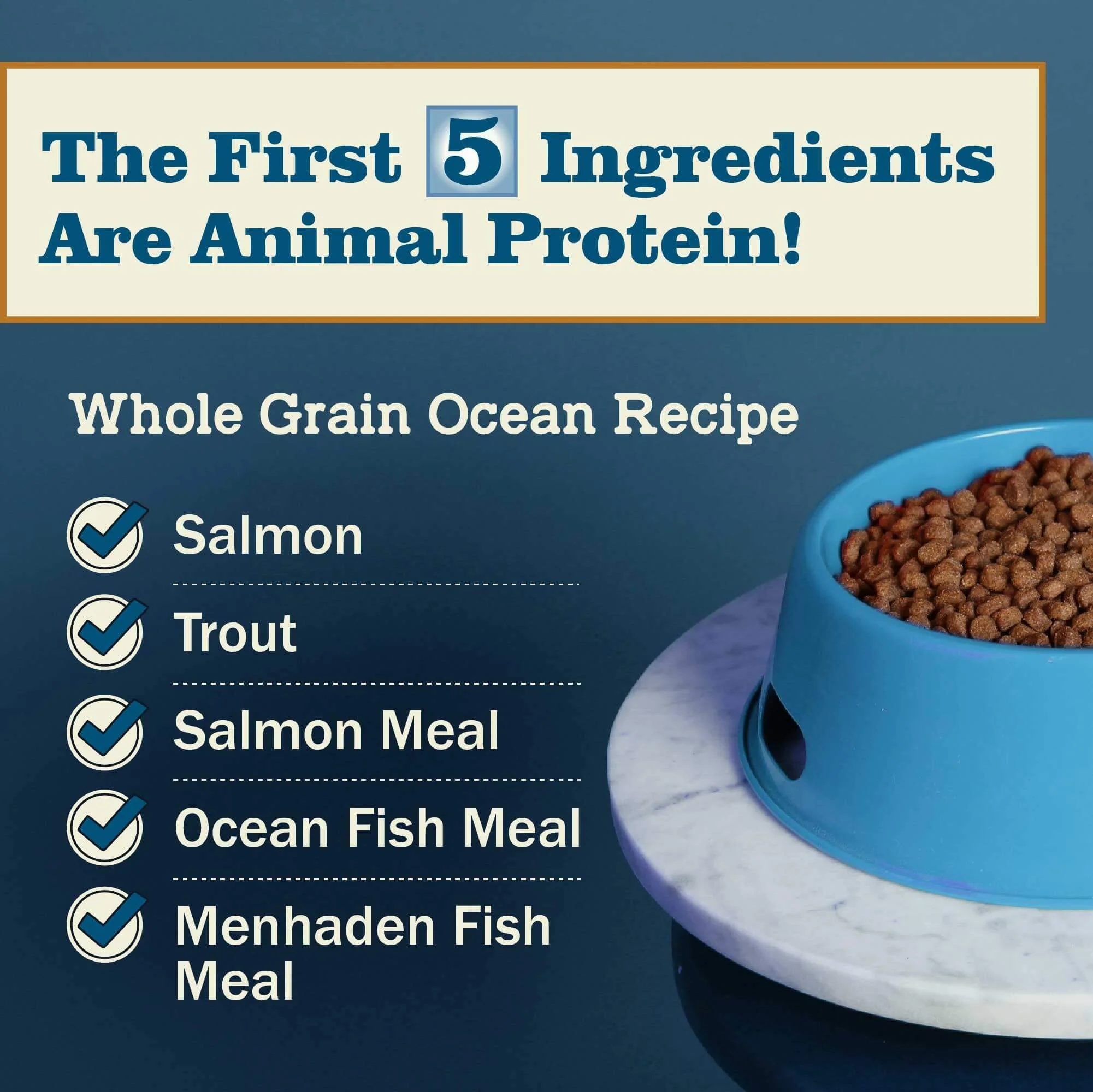 First-Five Kibble Whole Grain Ocean Recipe