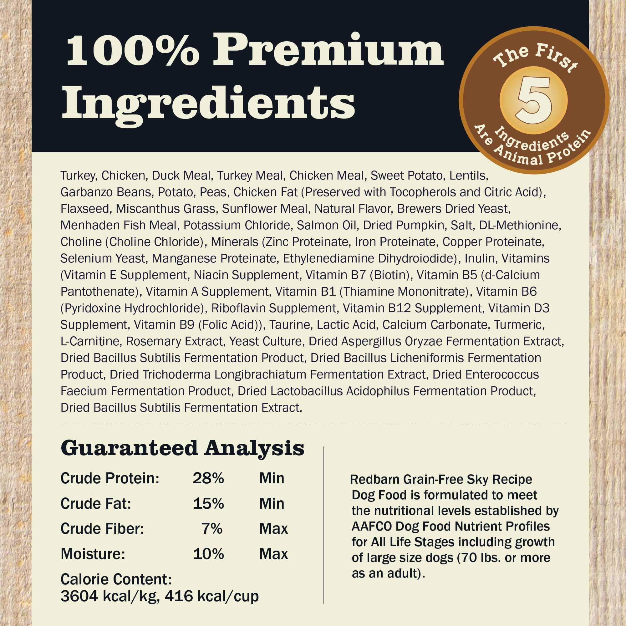 First-Five Kibble Grain-Free Sky Recipe