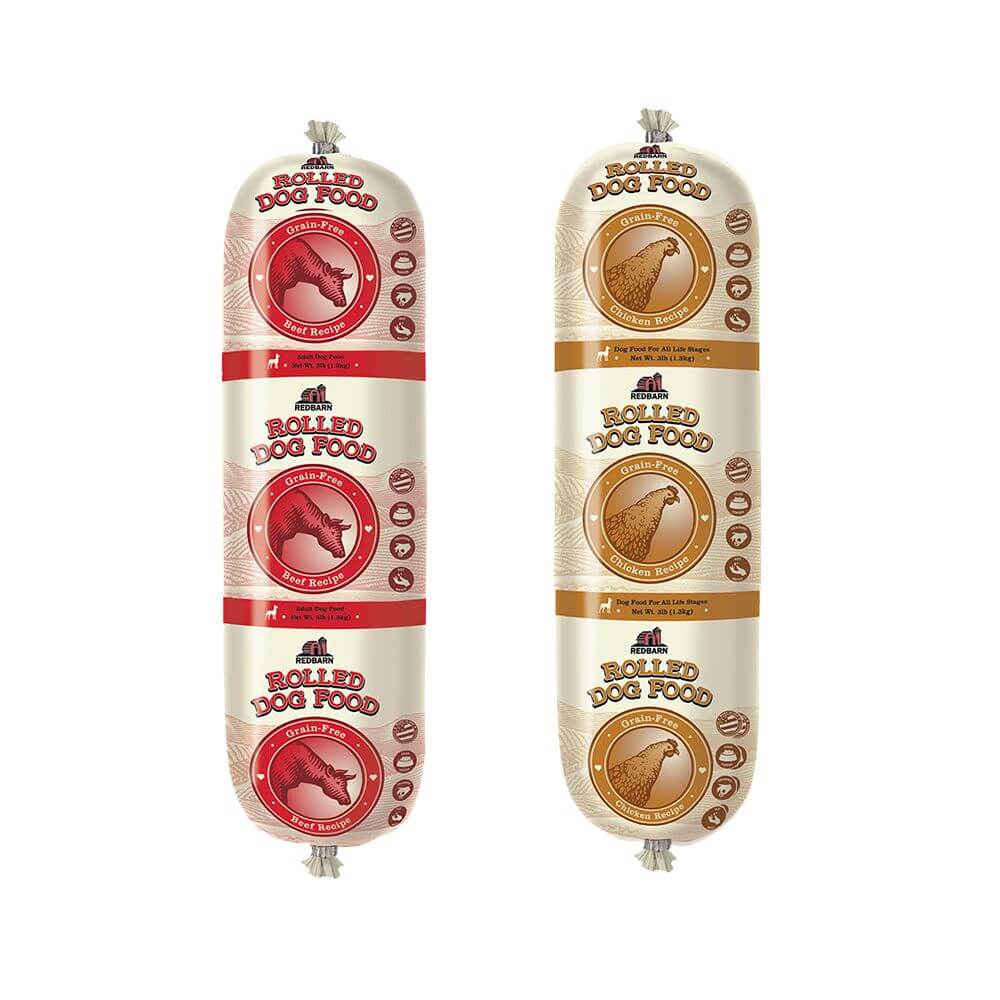 Semi-Moist Rolled Food Grain-Free Variety Pack - (Beef and Chicken) - 3lb Each