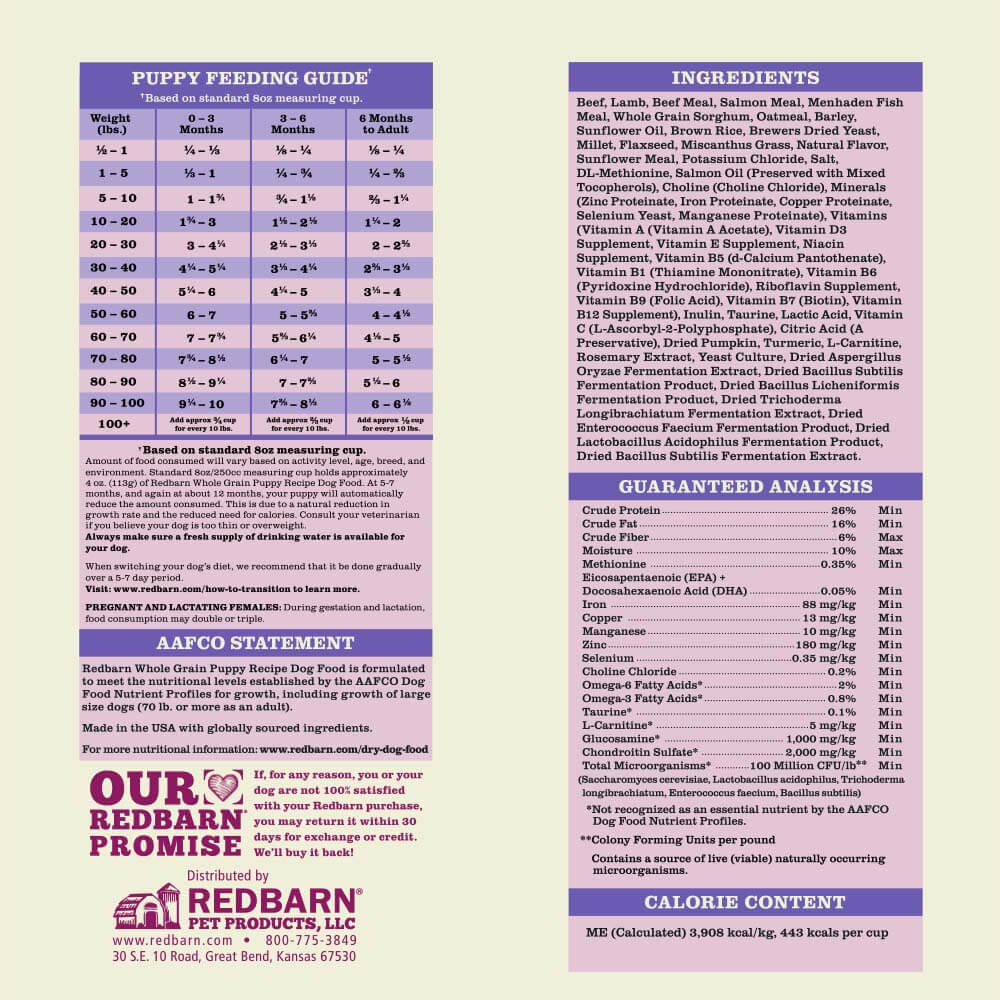 First-Five Kibble Whole Grain Puppy Beef & Lamb Recipe