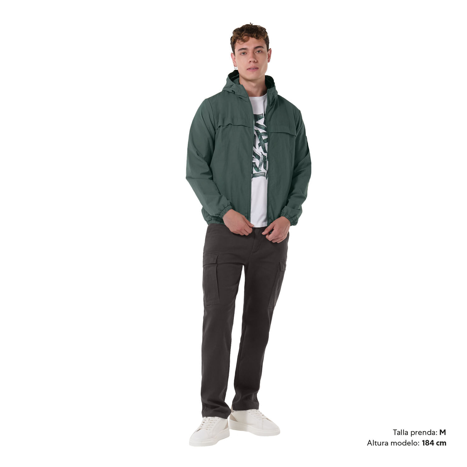 Chaqueta Ligera para Hombre Ice Solid Xxl Verde