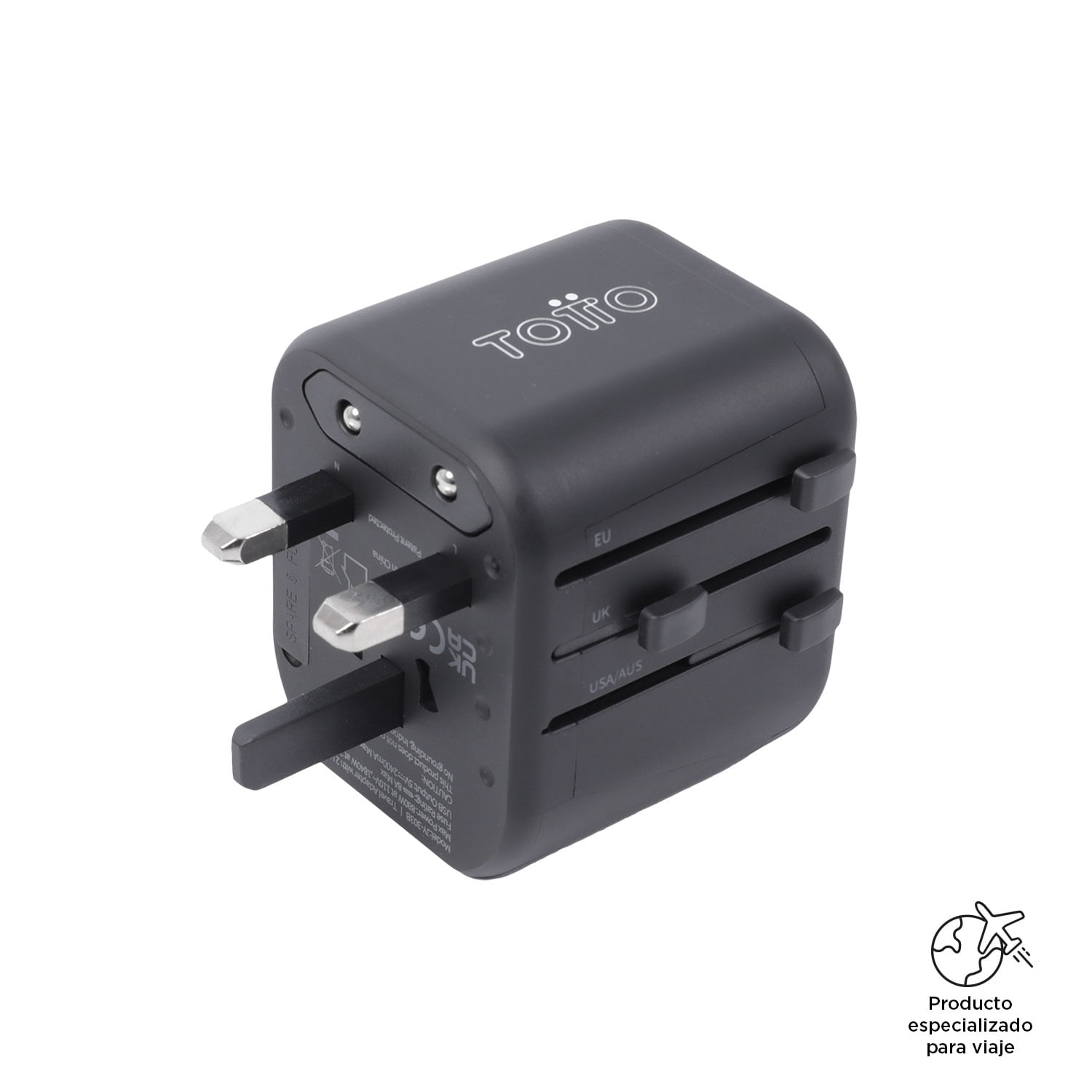 Adaptador Universal de Corriente para Viaje Internacional