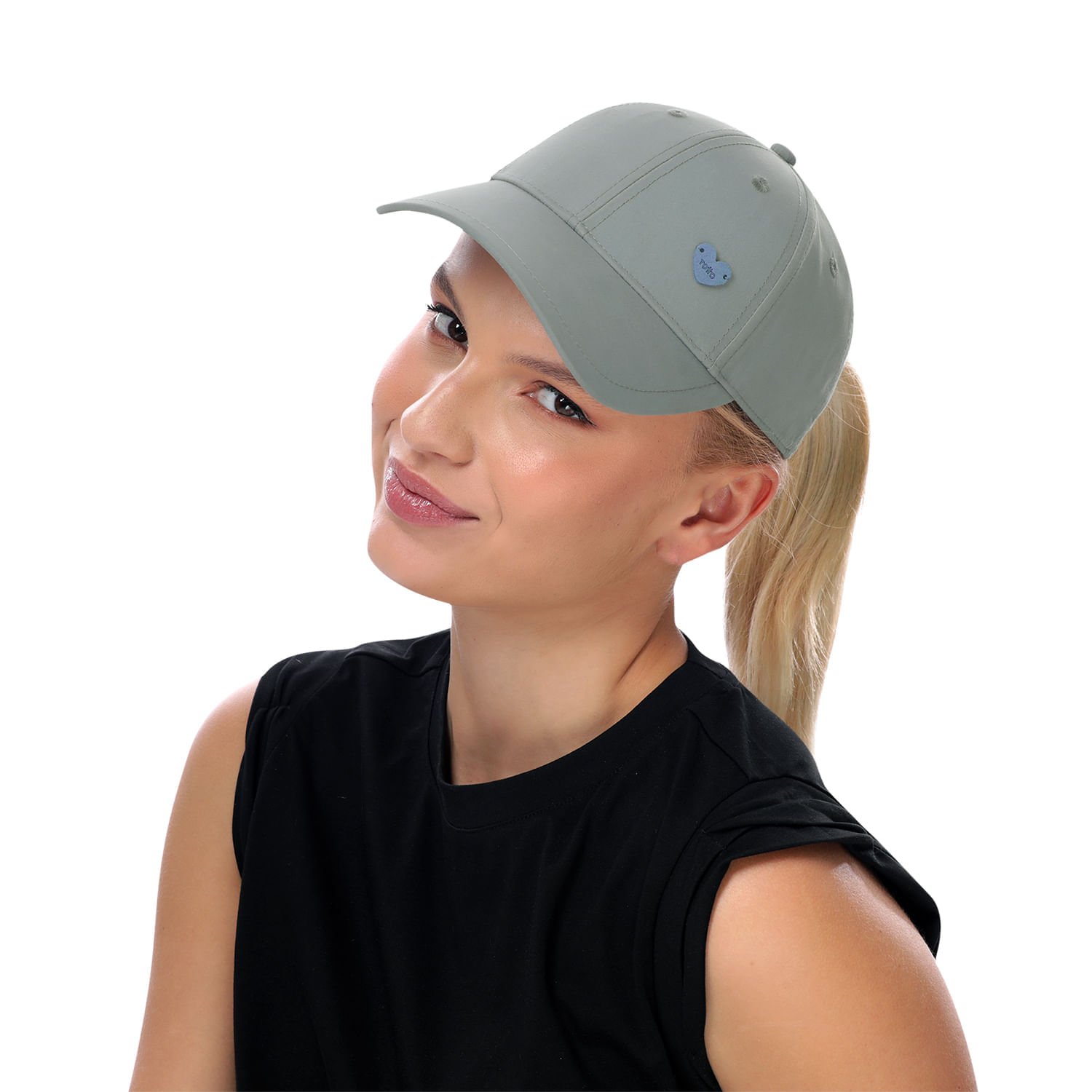 Gorra Beisbolera para Mujer Noely color Gris