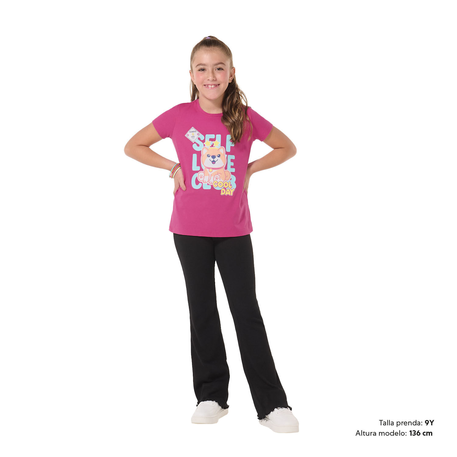 Camiseta estampada para Niña Proyect Rosada