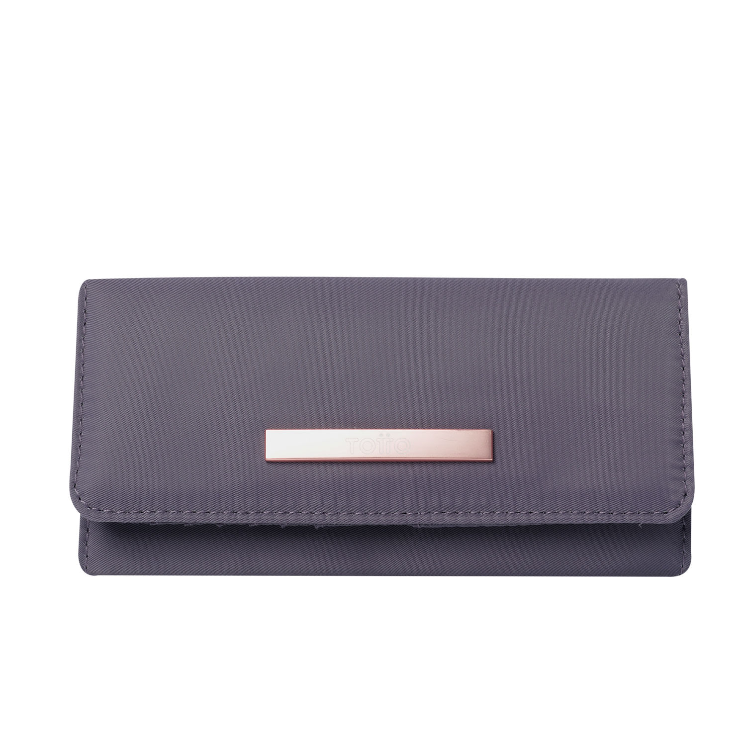 Billetera Adelaide 2 Con RFID Blocker Morada Mujer