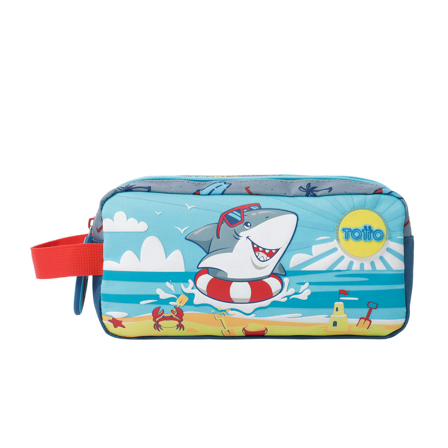 Cartuchera para Niño Little Surfer Gris