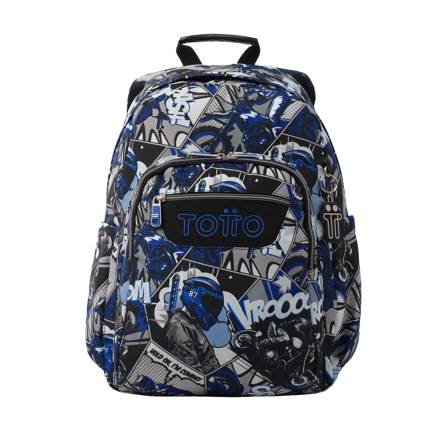 Morral Juvenil Porta PC 14" Acuarela Gris