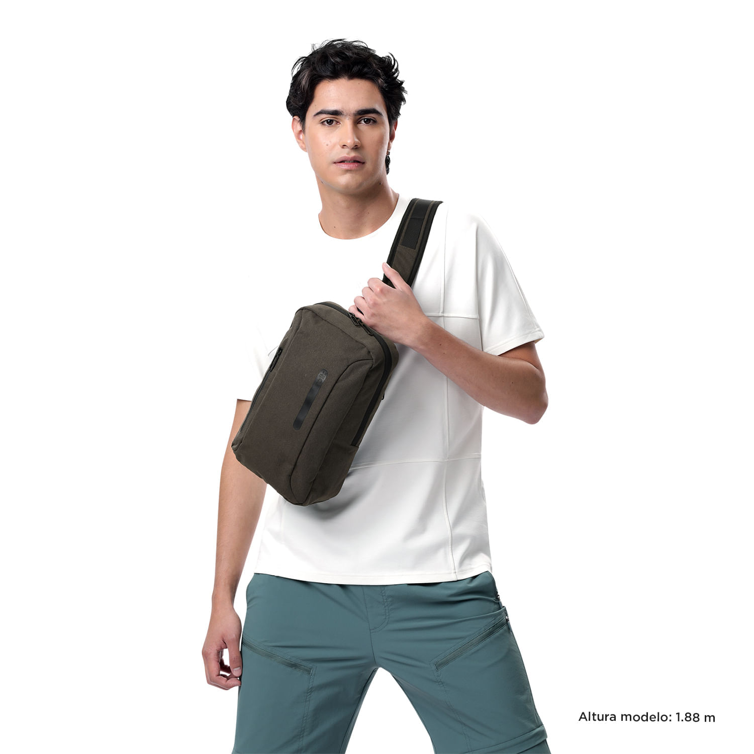 Bolso Manos Libres para Hombre Felt Café