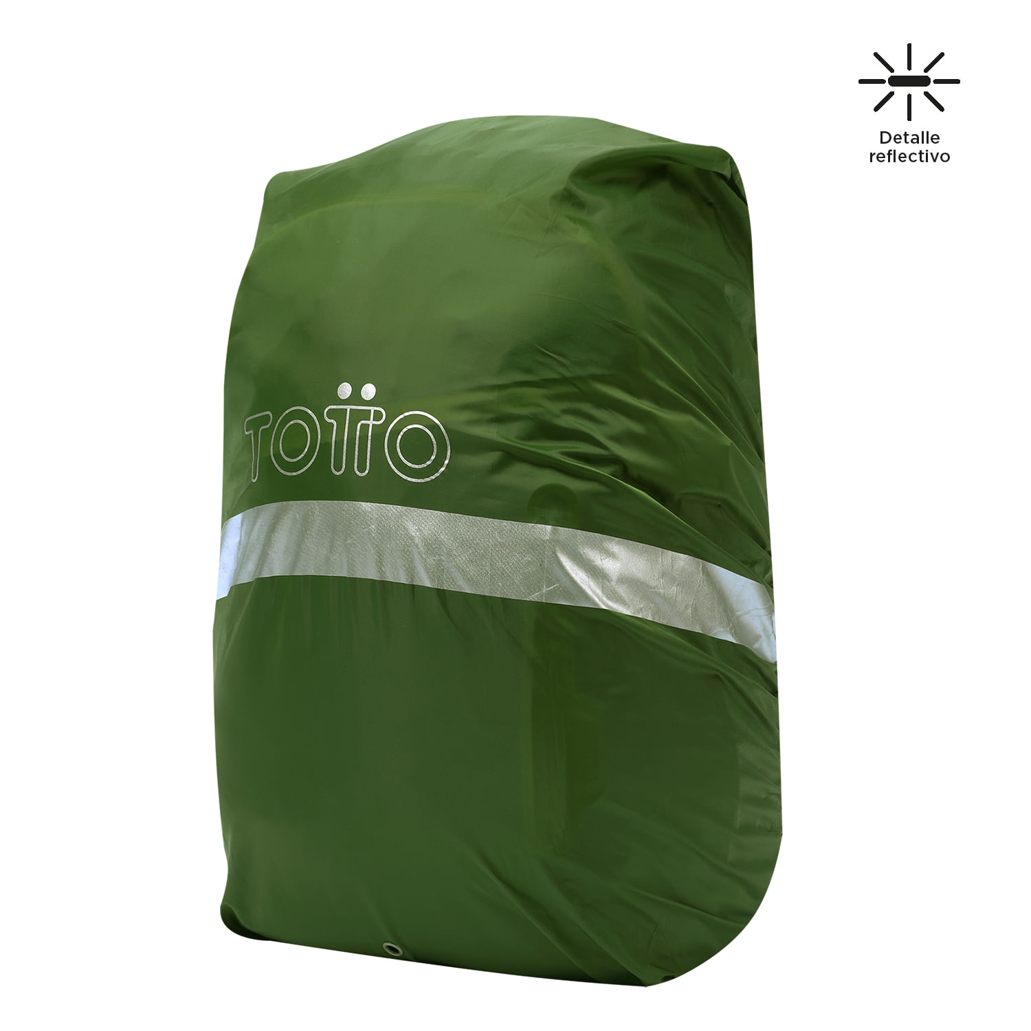 Raincover Plegable para Maleta Verde