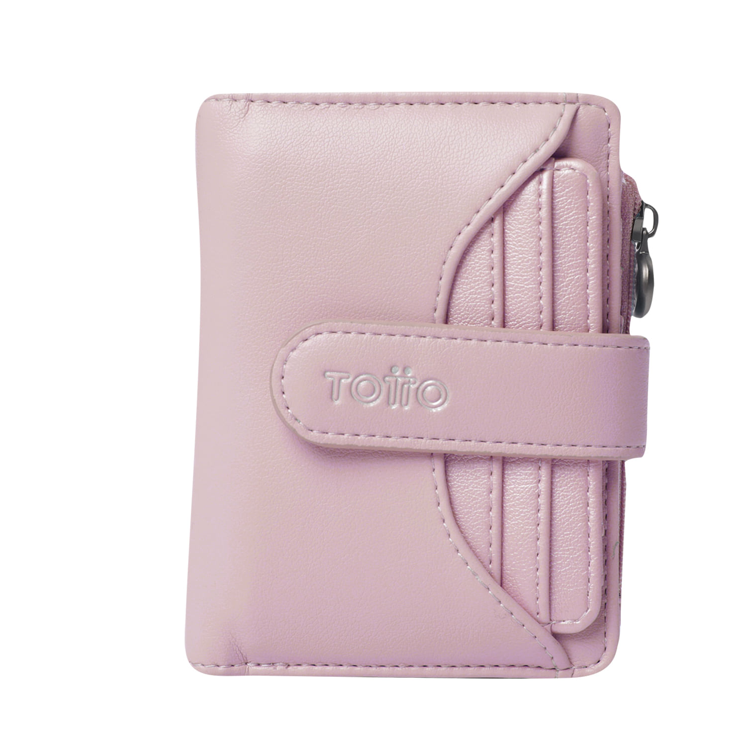 Billetera Style Dull con RFID Blocker Rosada Mujer