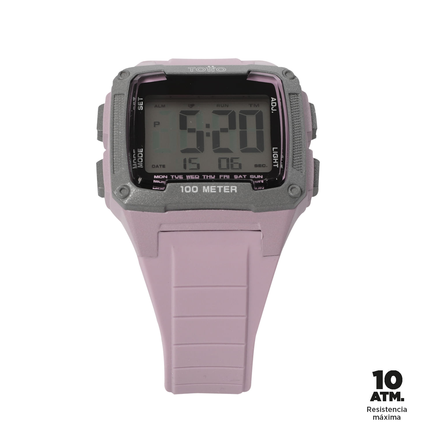 Reloj Digital Quora color Morado Mujer