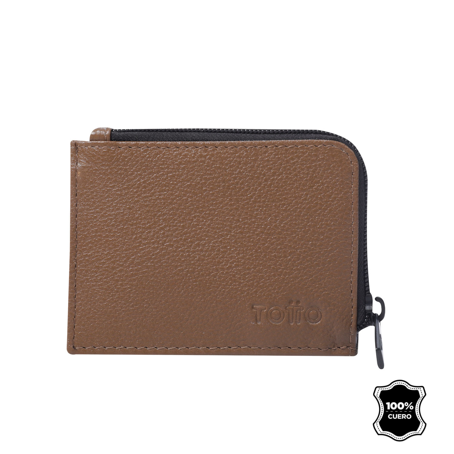 Billetera De Cuero Slice Hombre Terreo pequeña