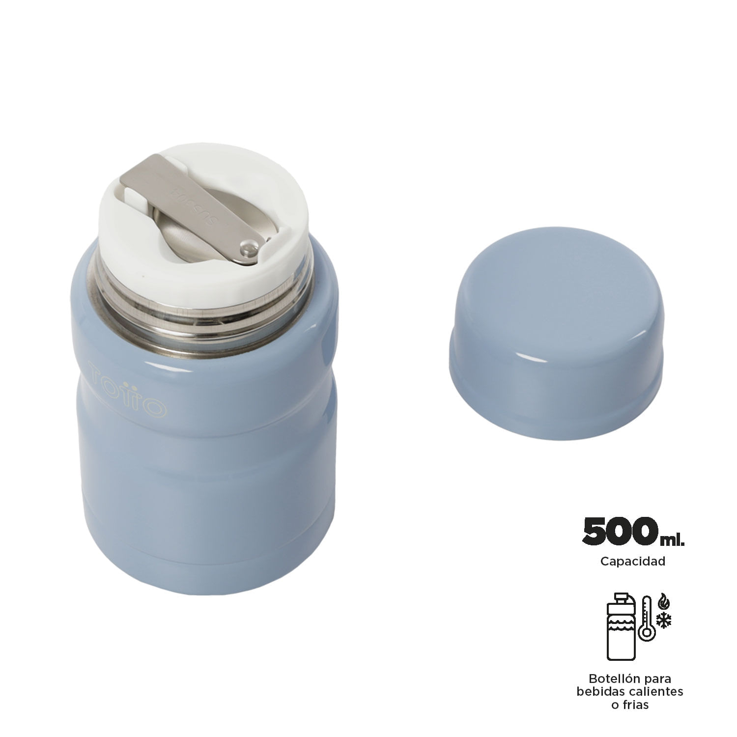 Botilito Térmico Protte 500 ml Azul