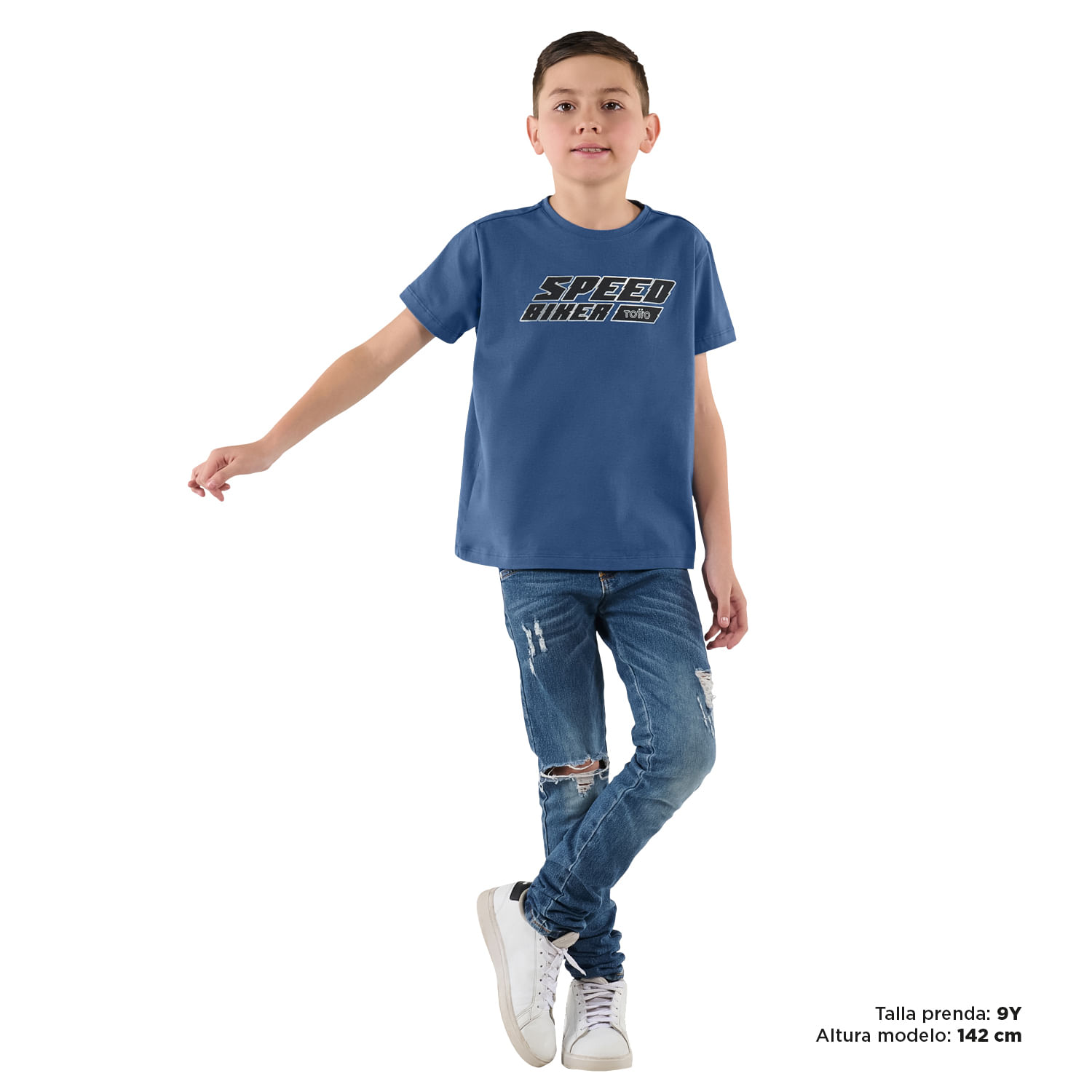 Camiseta para Niño Lotto 1 Azul