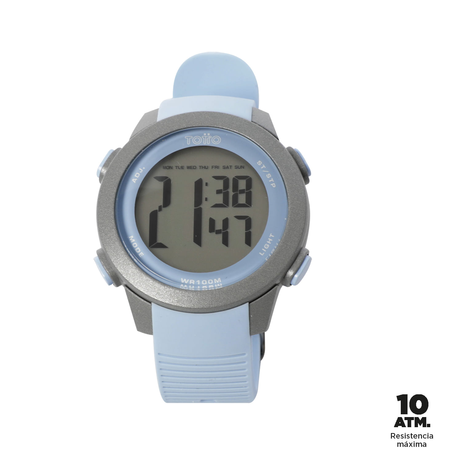 Reloj Digital Chron color Azul Mujer