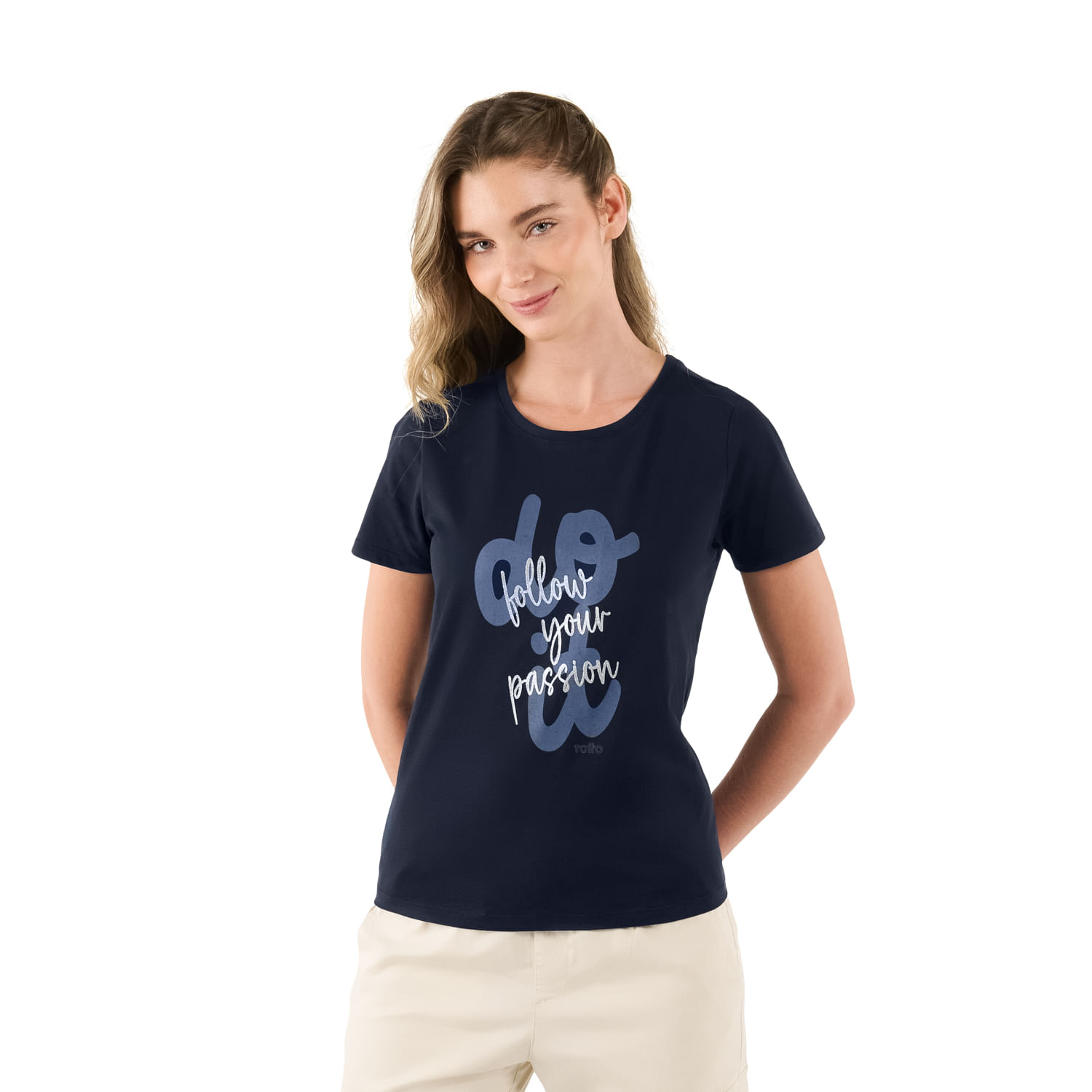 Camiseta para Mujer Thinky Azul
