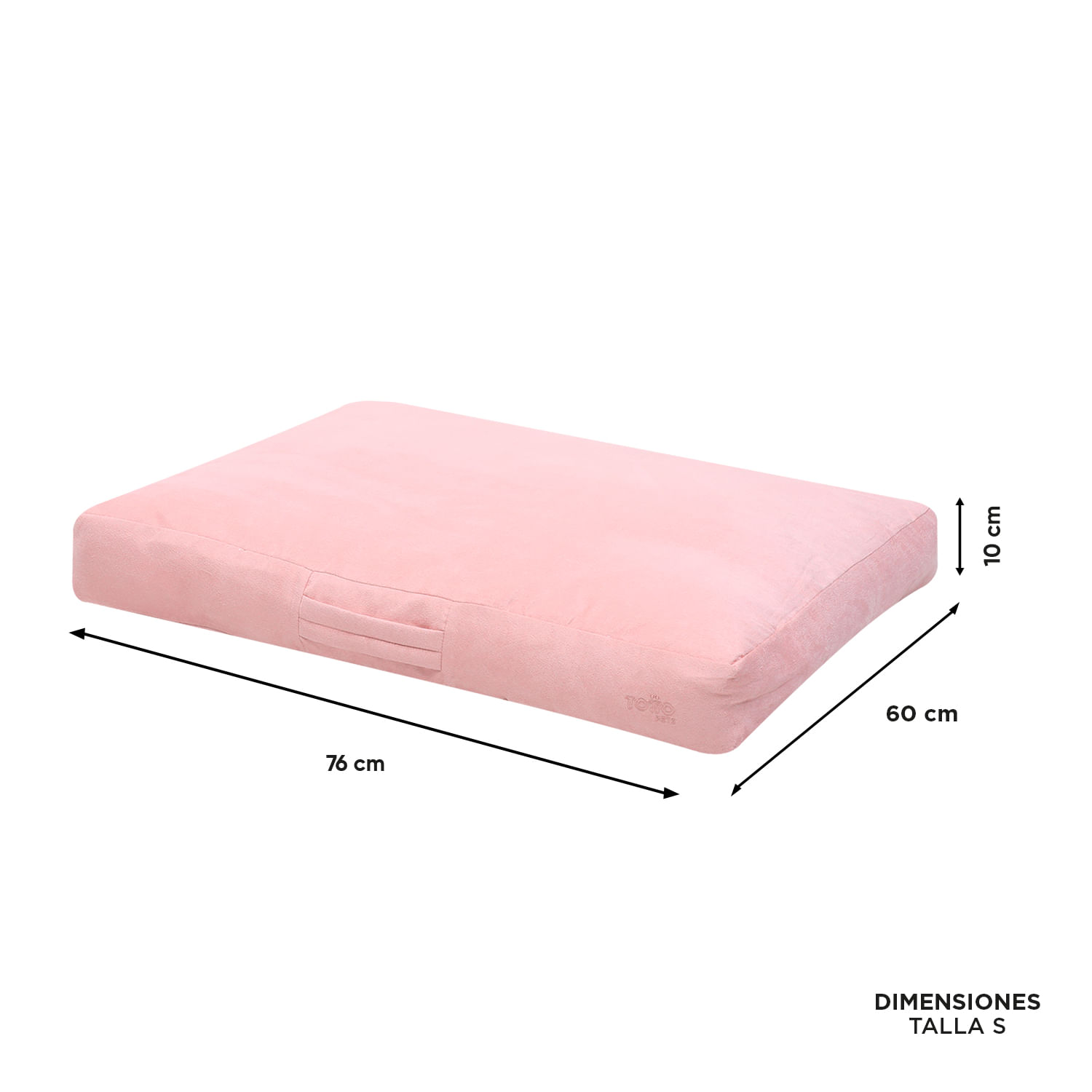 Cama para Perro Zeus S Rosada