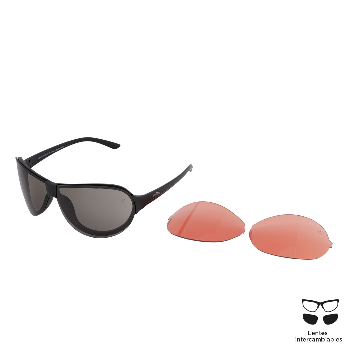 Gafas de Sol para Mujer Roatan Uv400 Negra