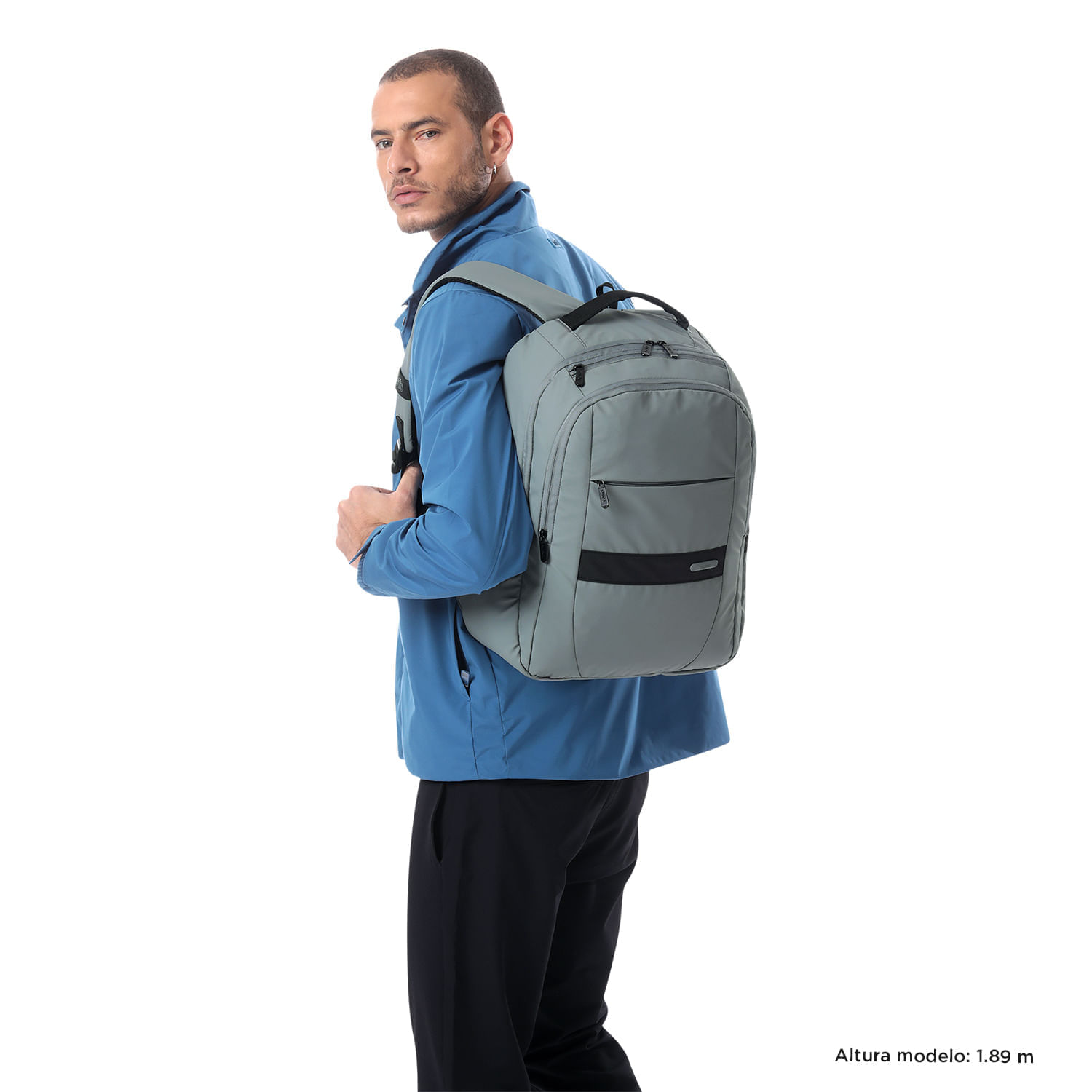 Morral Para Oficina Wivetto 2.0 Gris Hombre
