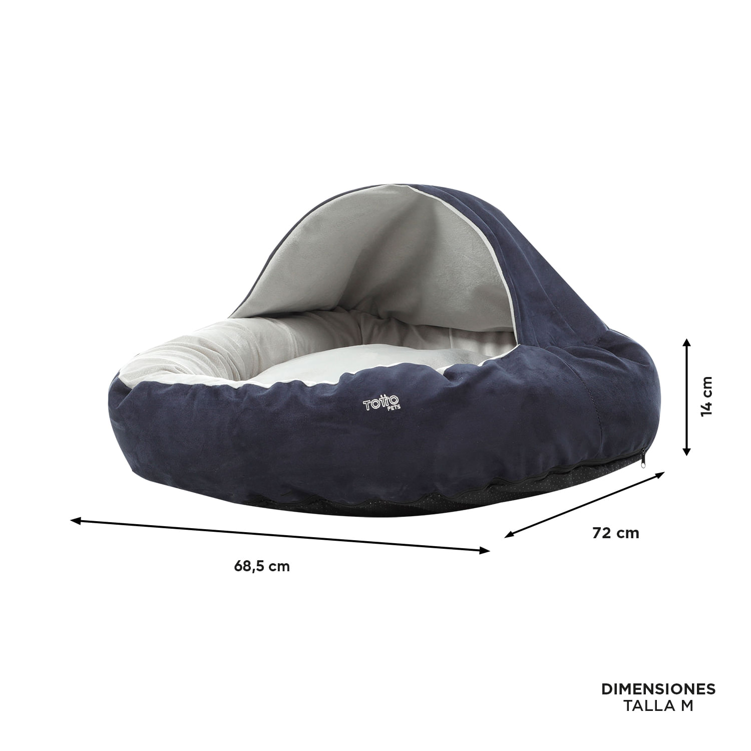 Cama para Perro Alpha M Gris