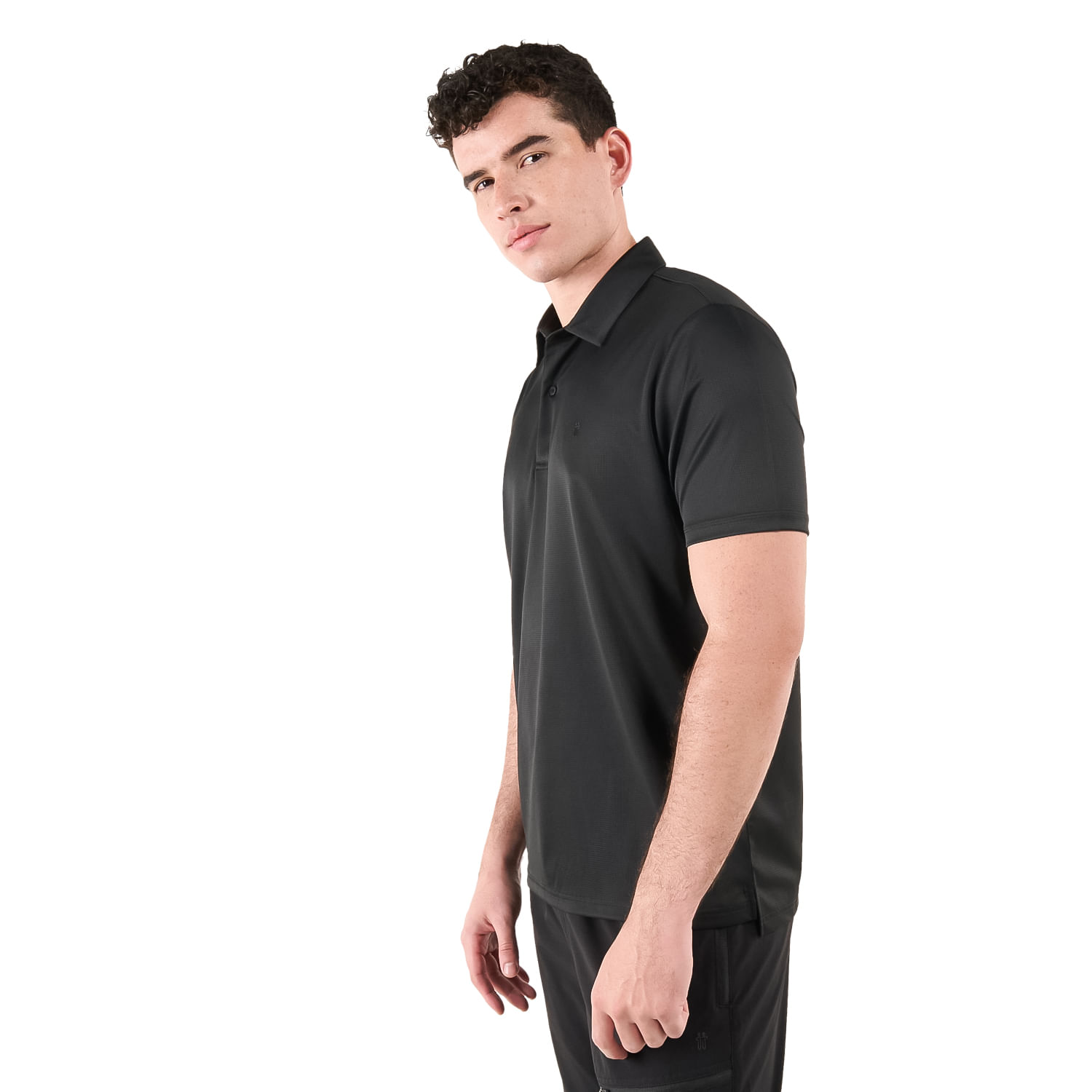 Camisa Polo Persian para Hombre Negra