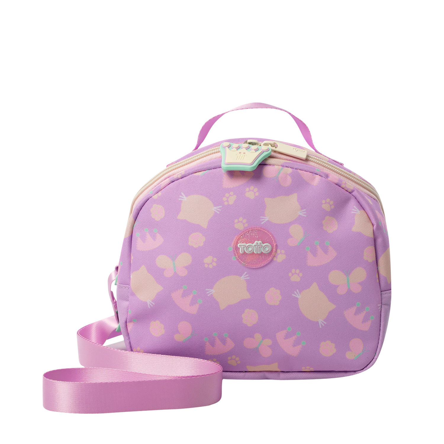 Lonchera Térmica para Niña Queen Cat Mediana Rosada