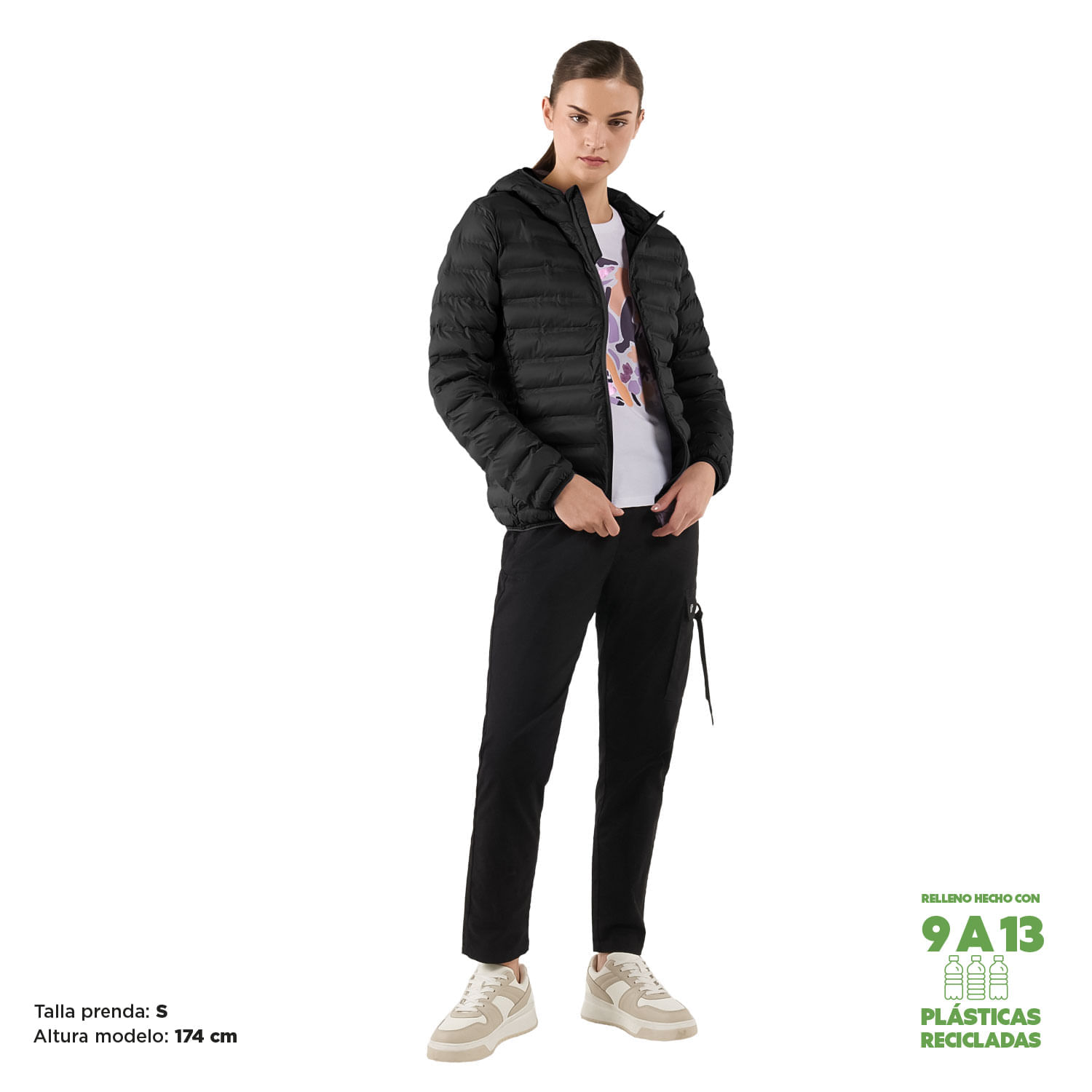 Chaqueta para Mujer Colorfull Pro Negra