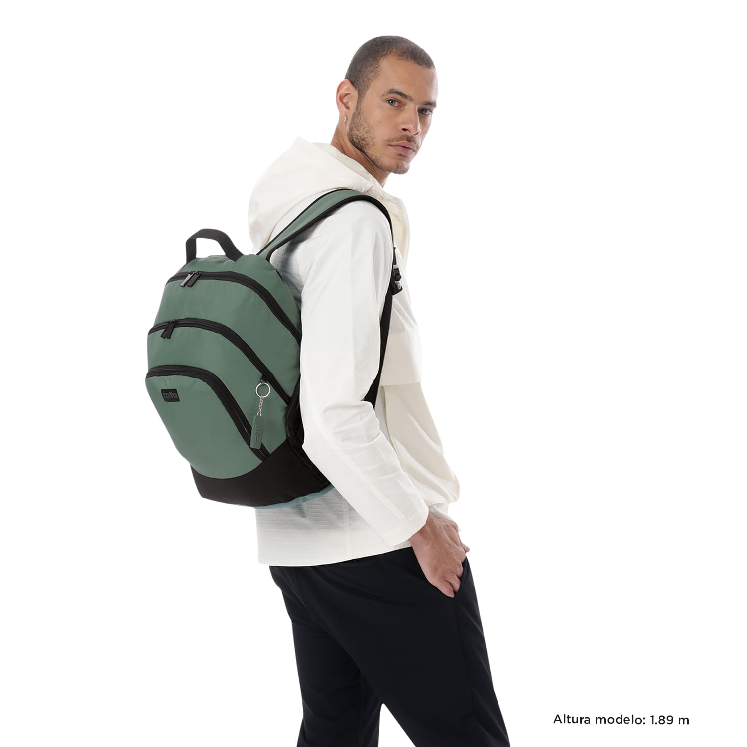Morral Porta PC 16" Kuat Verde Hombre