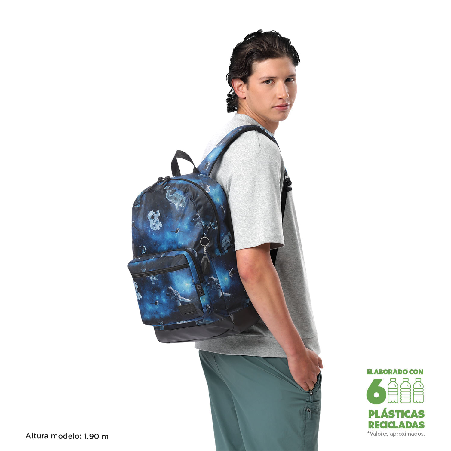 Morral Porta PC 14" Tocax Negro Hombre