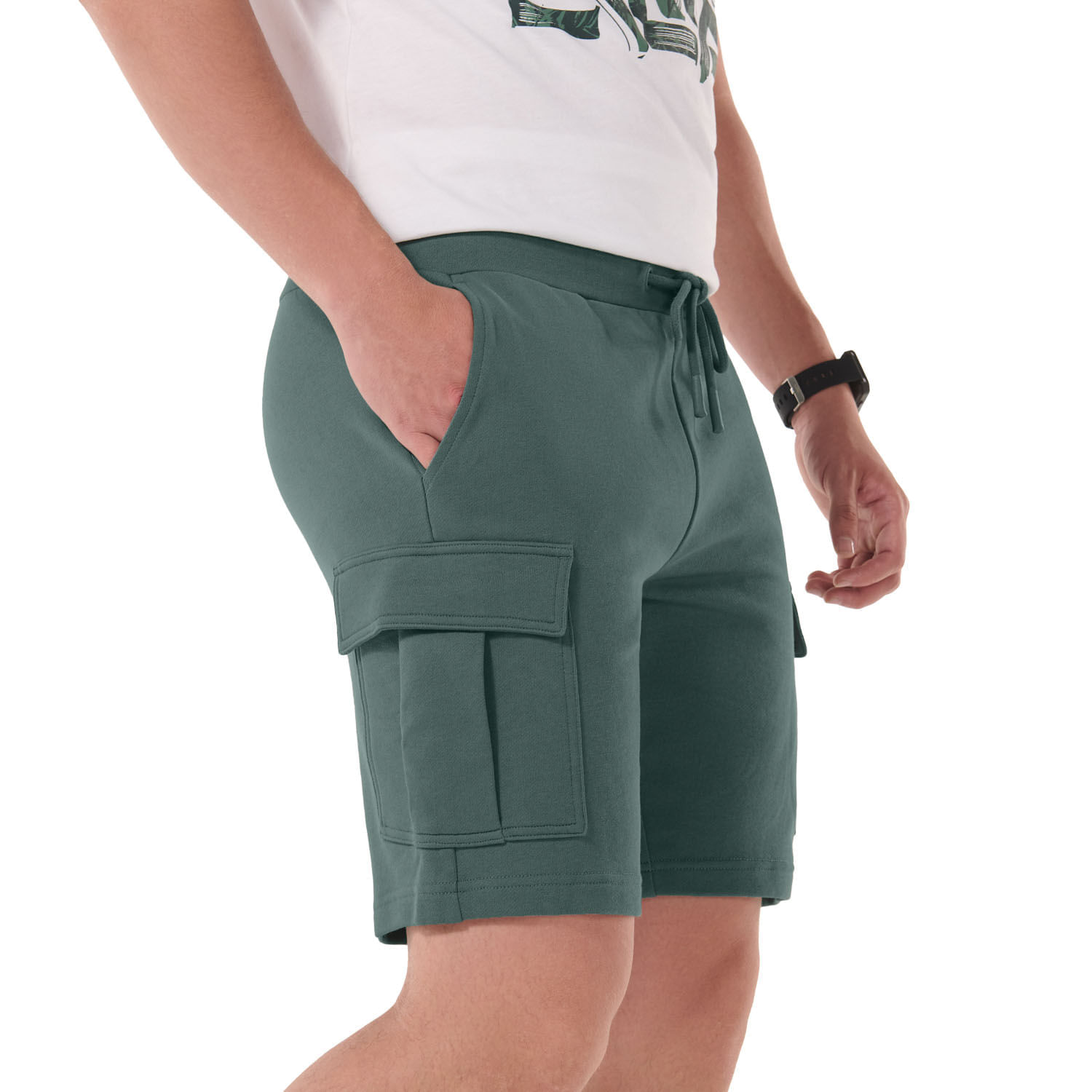 Bermuda casual Madeira Hombre Xxl Verde