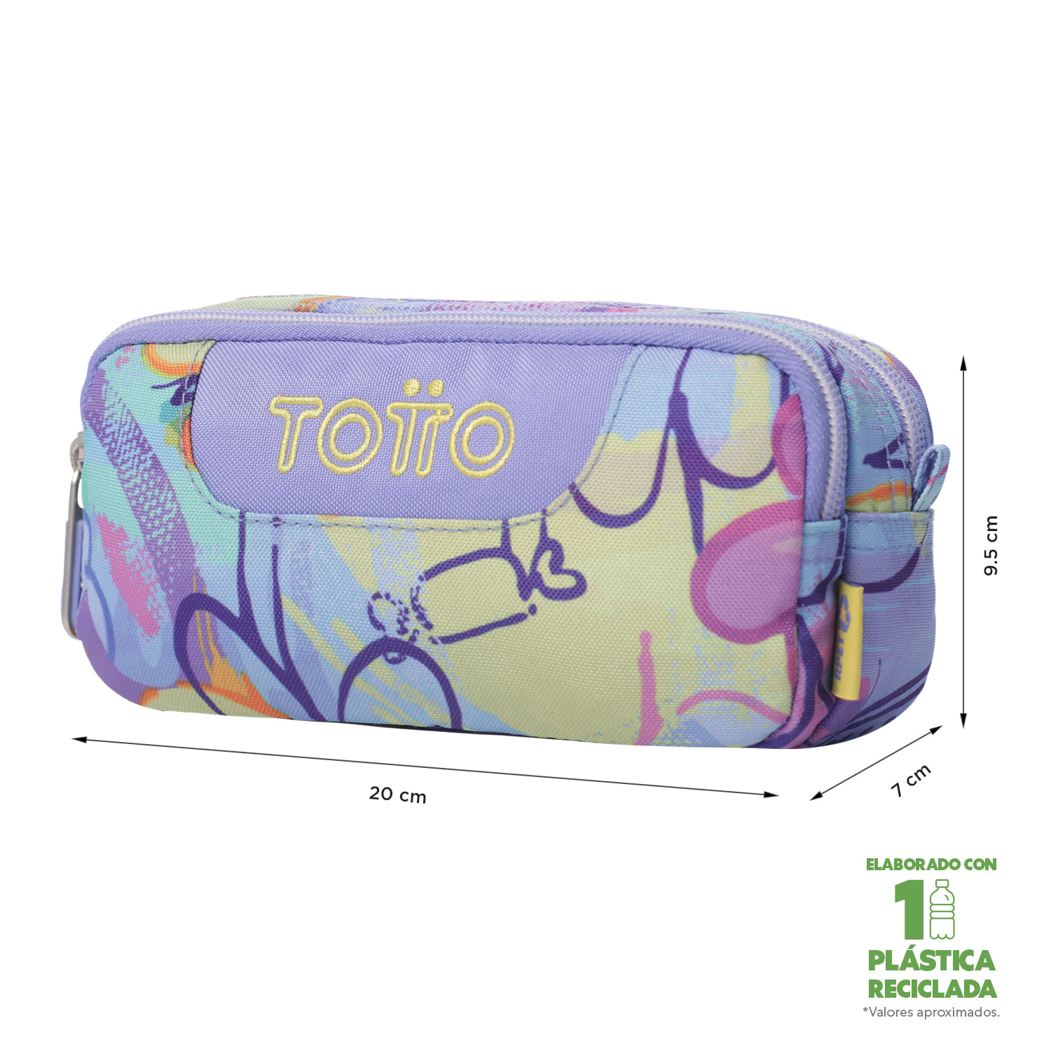 Cartuchera Multiuso Sobre Morada Mujer