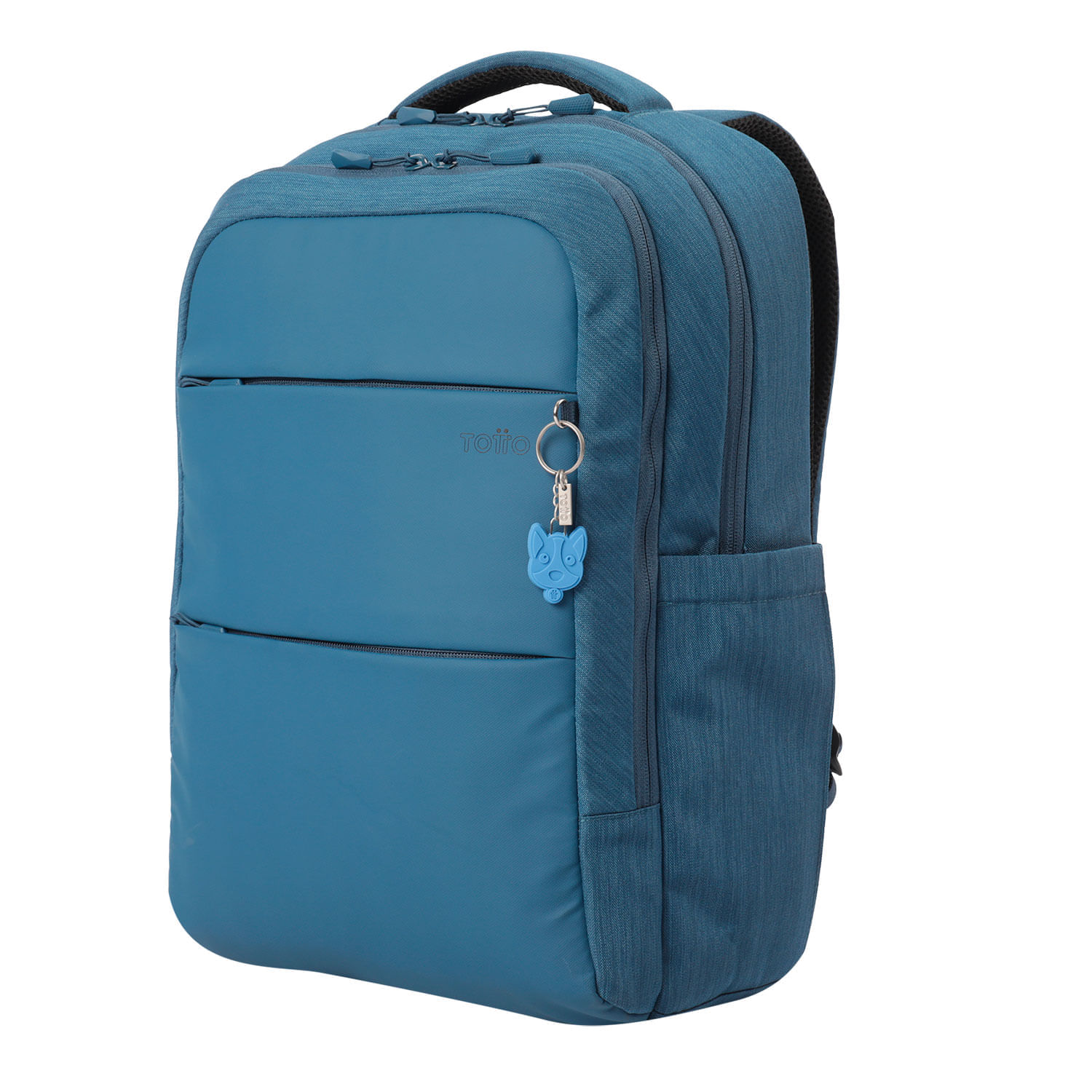 Llavero de Goma Abc color Azul