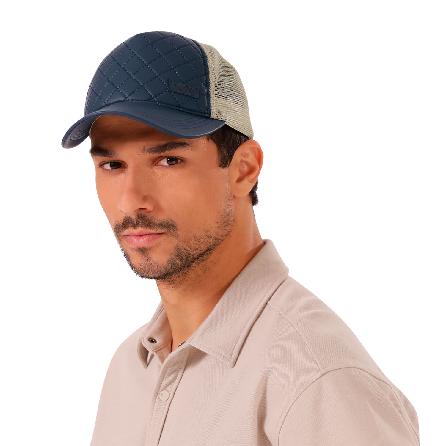 Gorra Camionera para Hombre Padyng color Azul