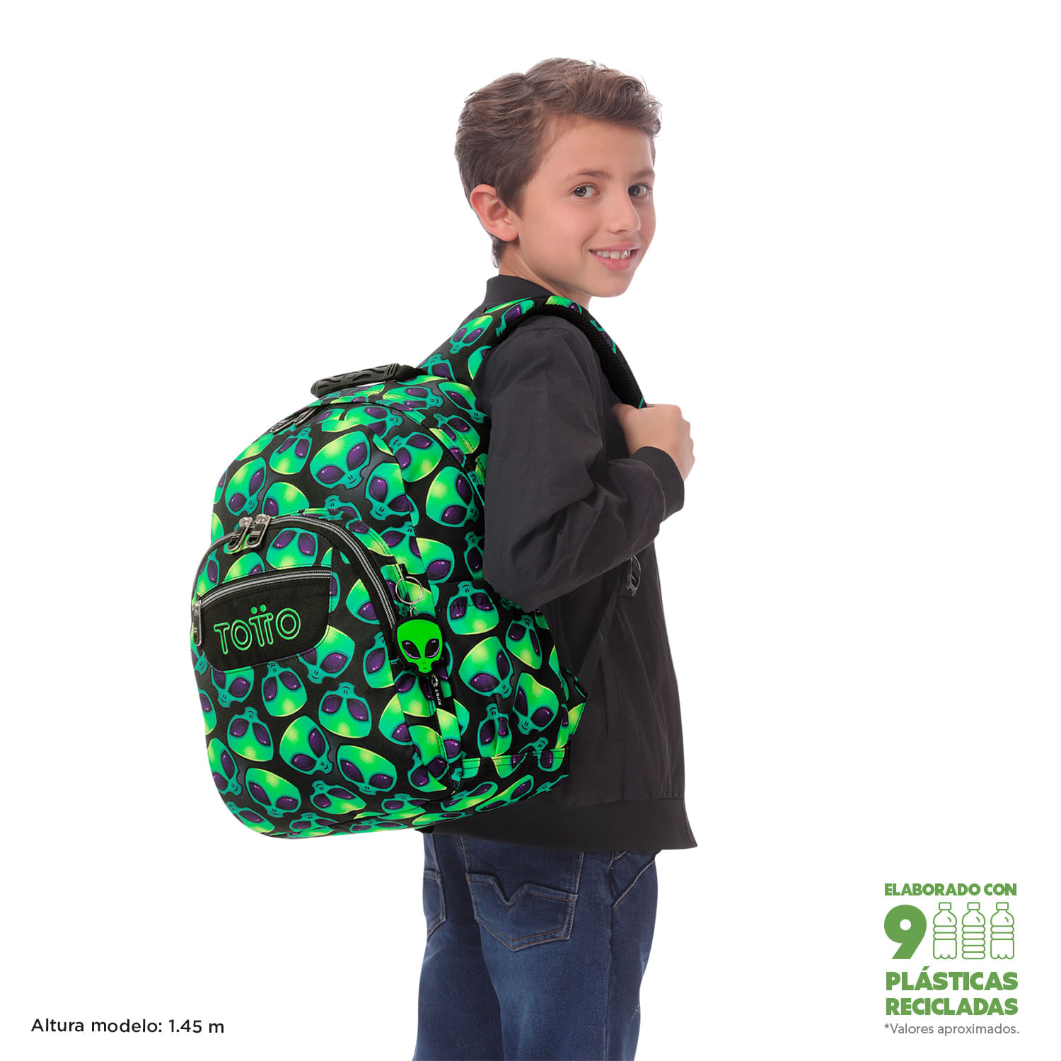 Maleta para colegio Gommas Verde