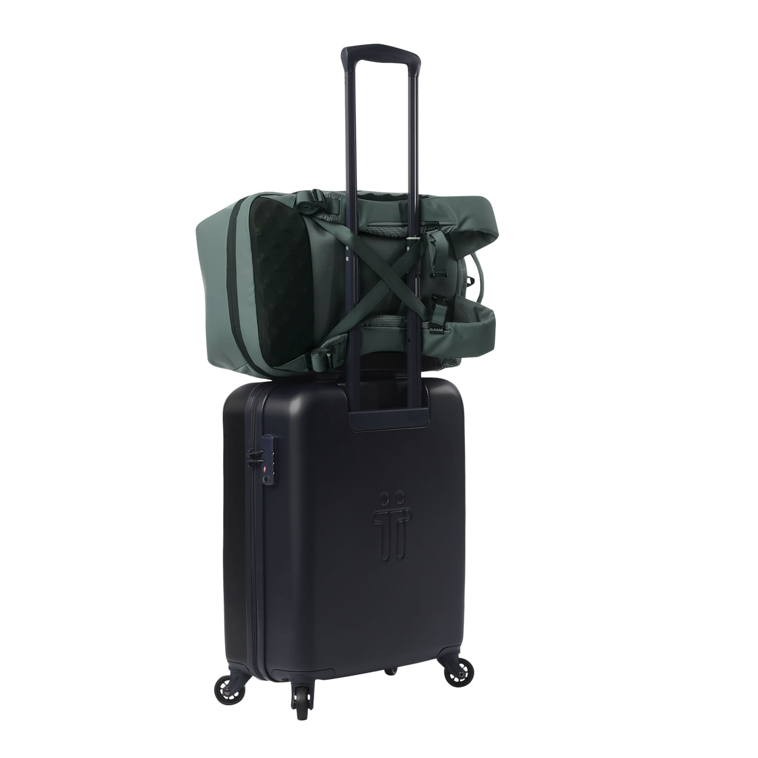 Morral de Viaje Expandible Dual Verde Porta PC 16” Hombre