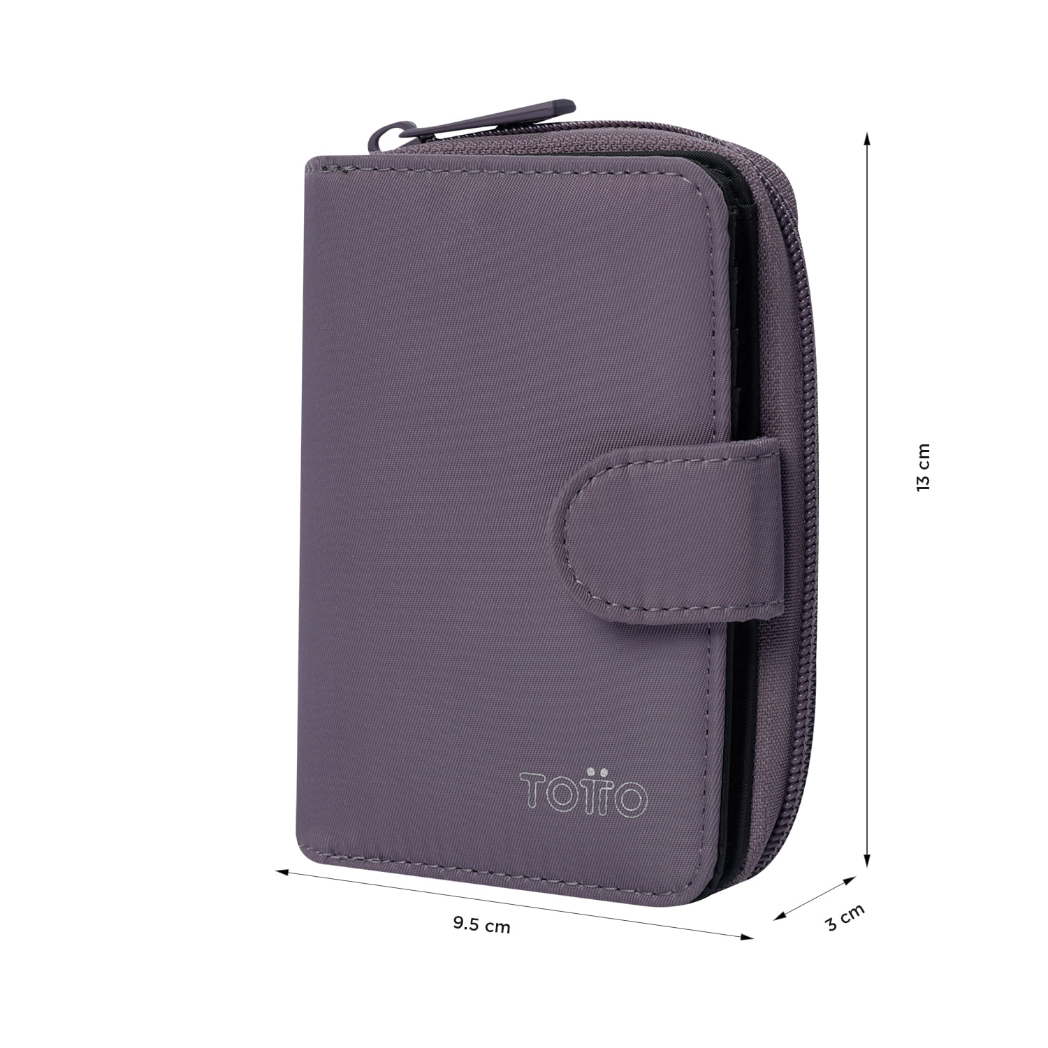 Billetera Daintty Con RFID Blocker Morada Mujer