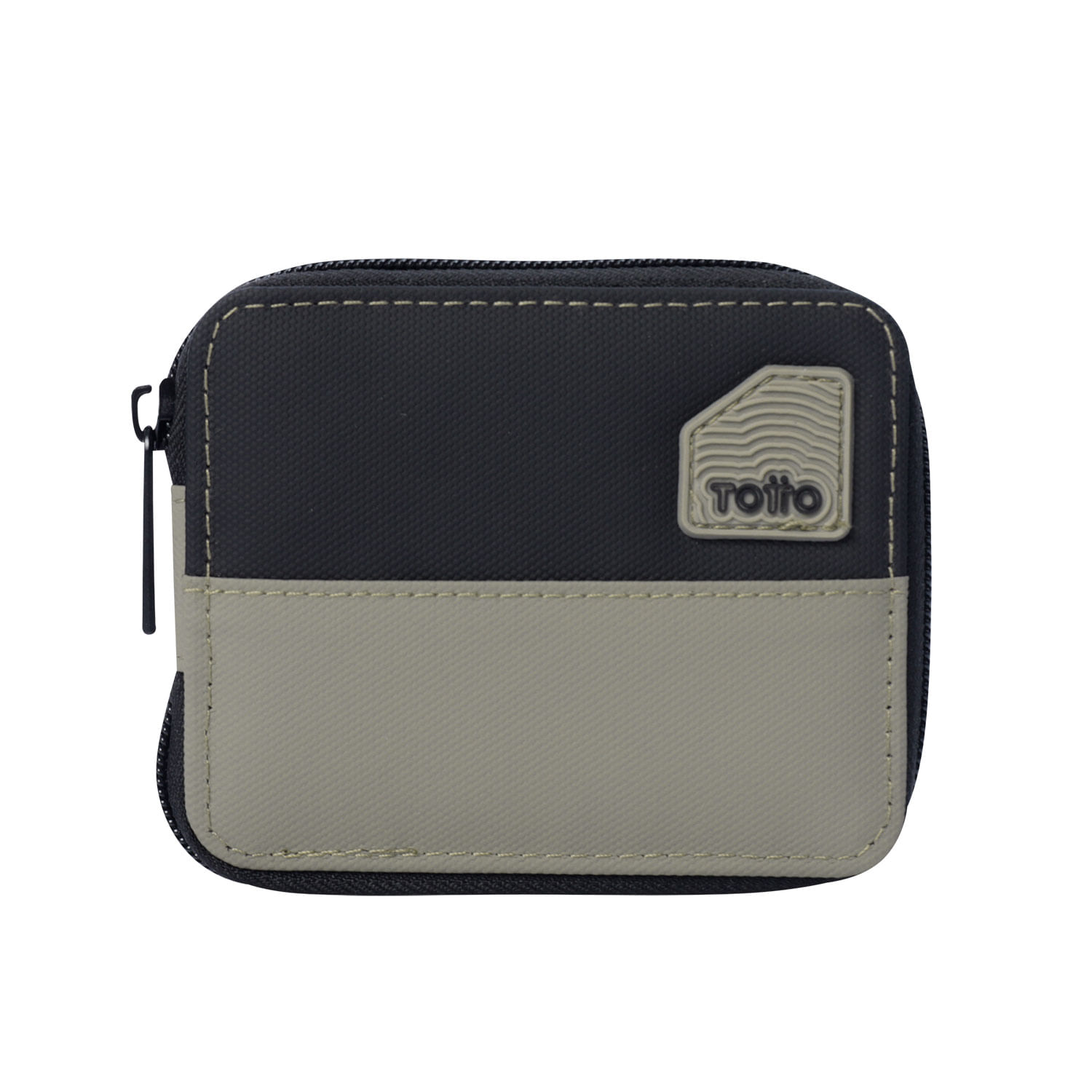 Billetera Contrast Mad Con RFID Blocker Negra/Terreo Hombre