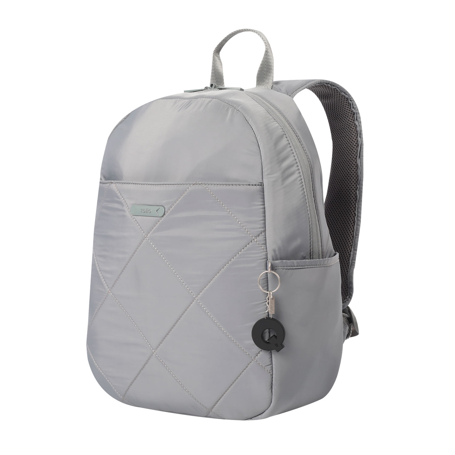 Llavero de Goma Abc color Negro