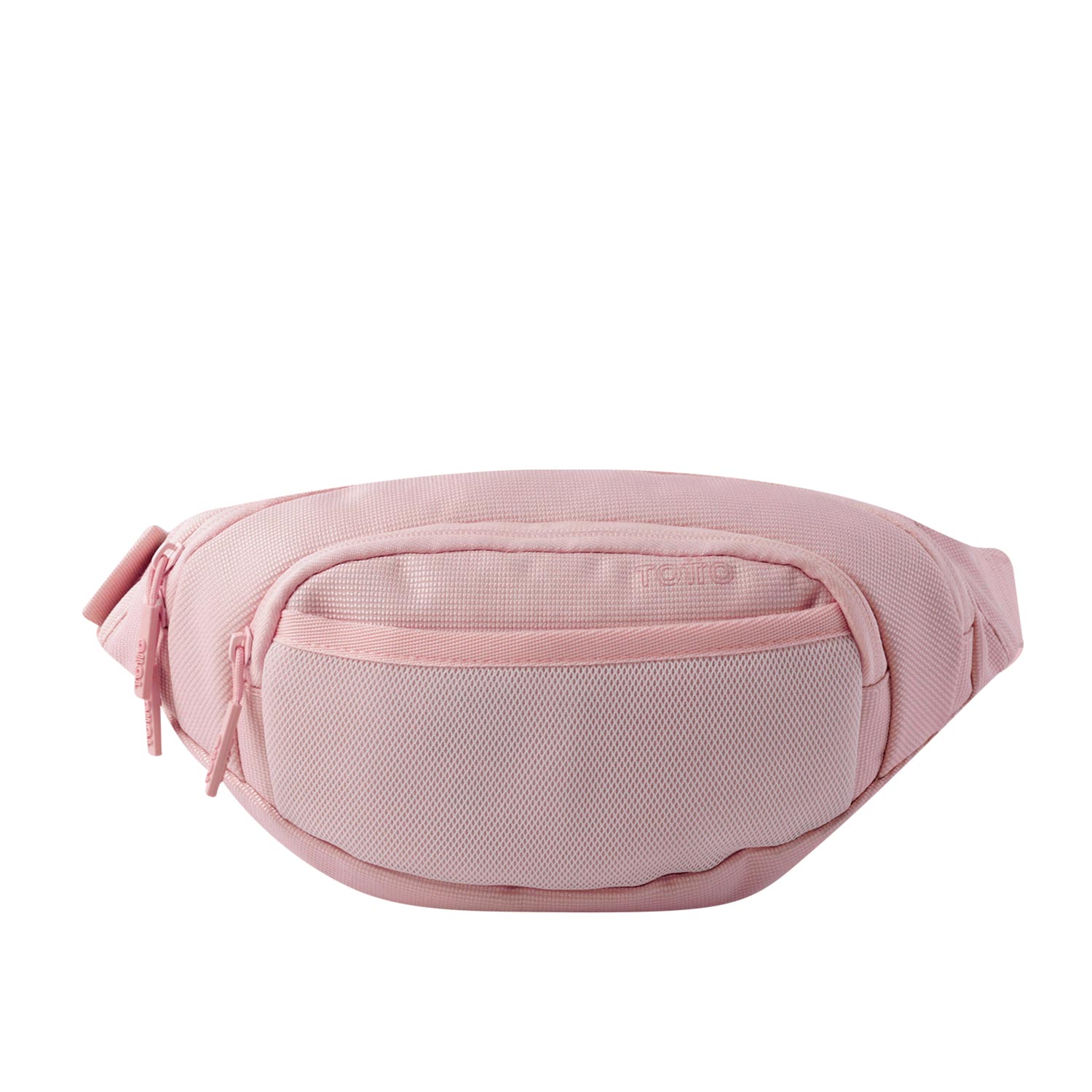 Canguro Mesh Pom Rosado Mujer