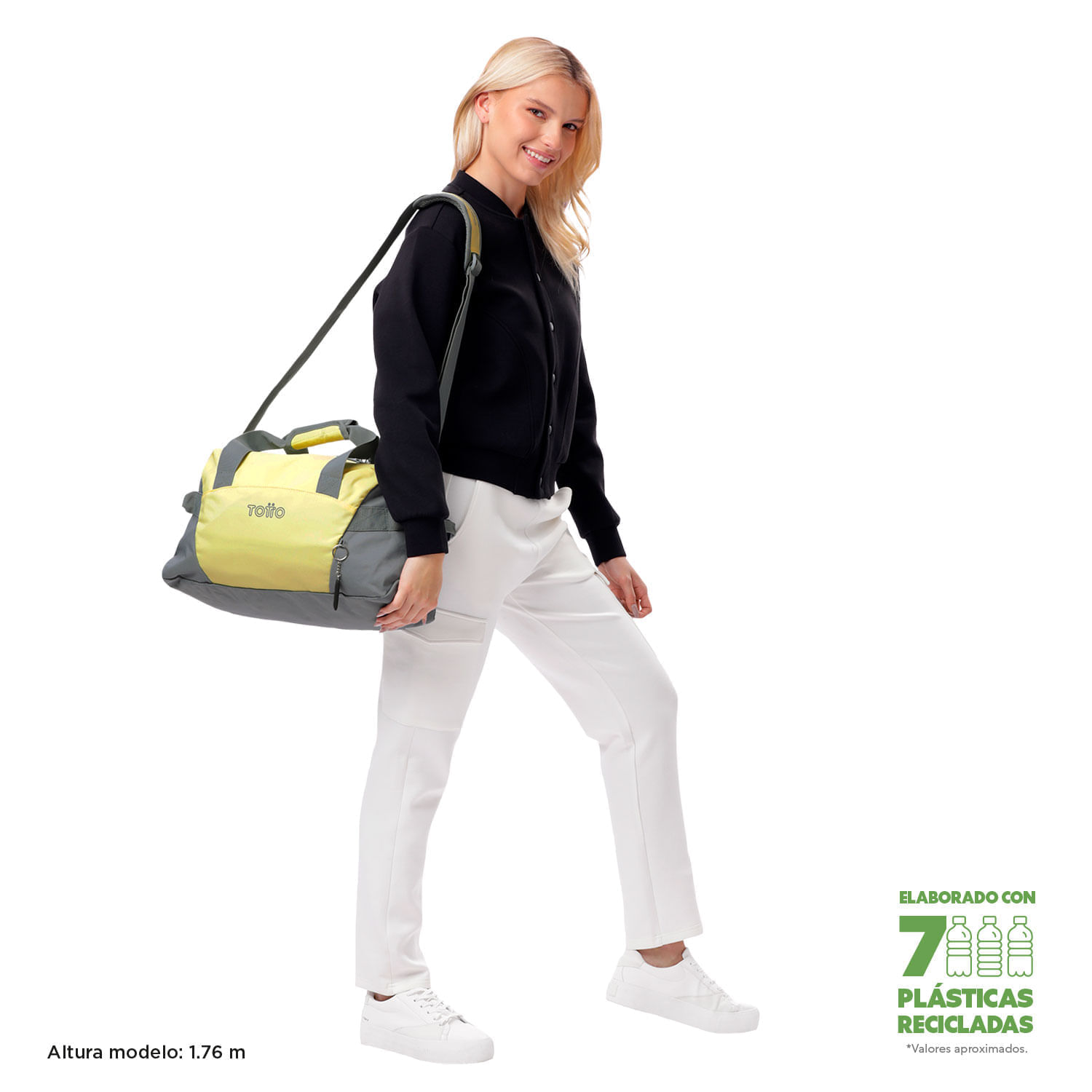 Tula viajera Active Pro Pequeña Amarilla