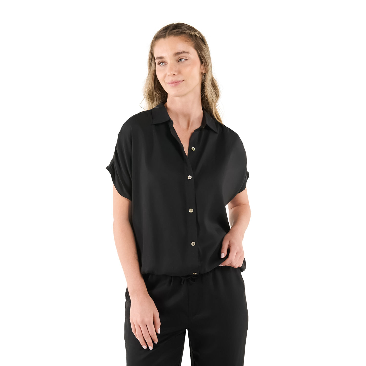 Camisa para Mujer Blazing Negra