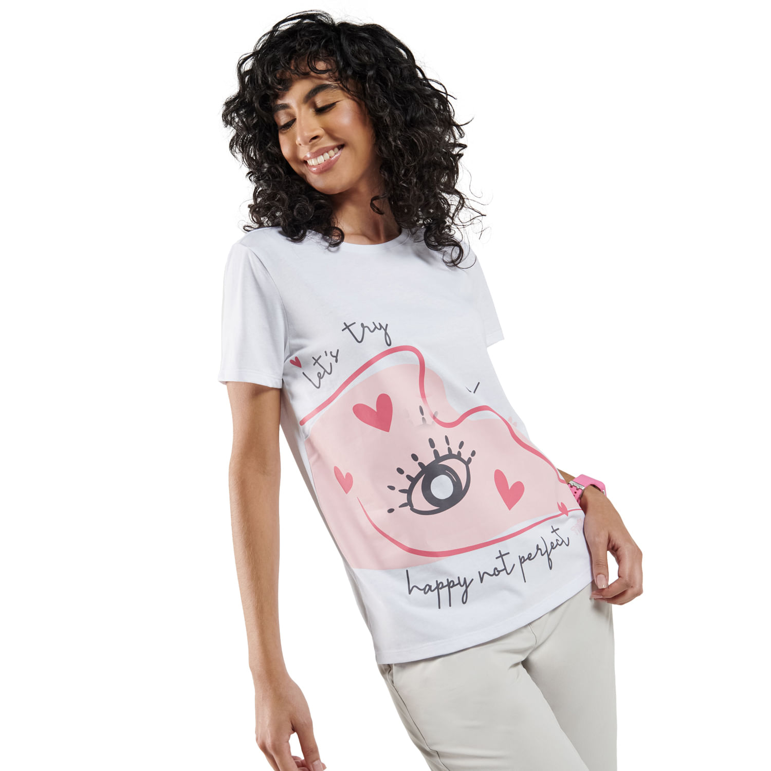 Camiseta para Mujer Thinky Blanca